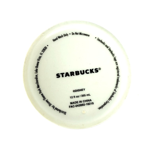 Starbucks Disney Magic Kingdom Yo Ho A Pirates Life 12 oz Ceramic Tumbler NO LID - Picture 10 of 12